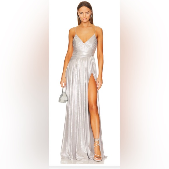 Retrofete Silver Gown - Picture 1 of 8